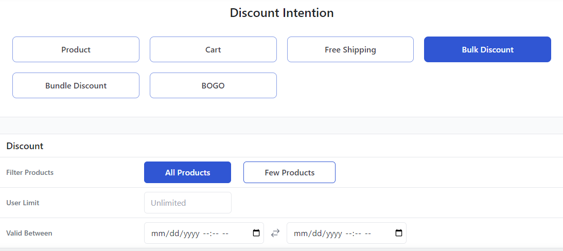 WooCommerce bulk discount