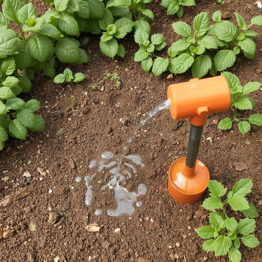 Monitoring your soil for your EZ straw seeding mulch for your vegetable garden