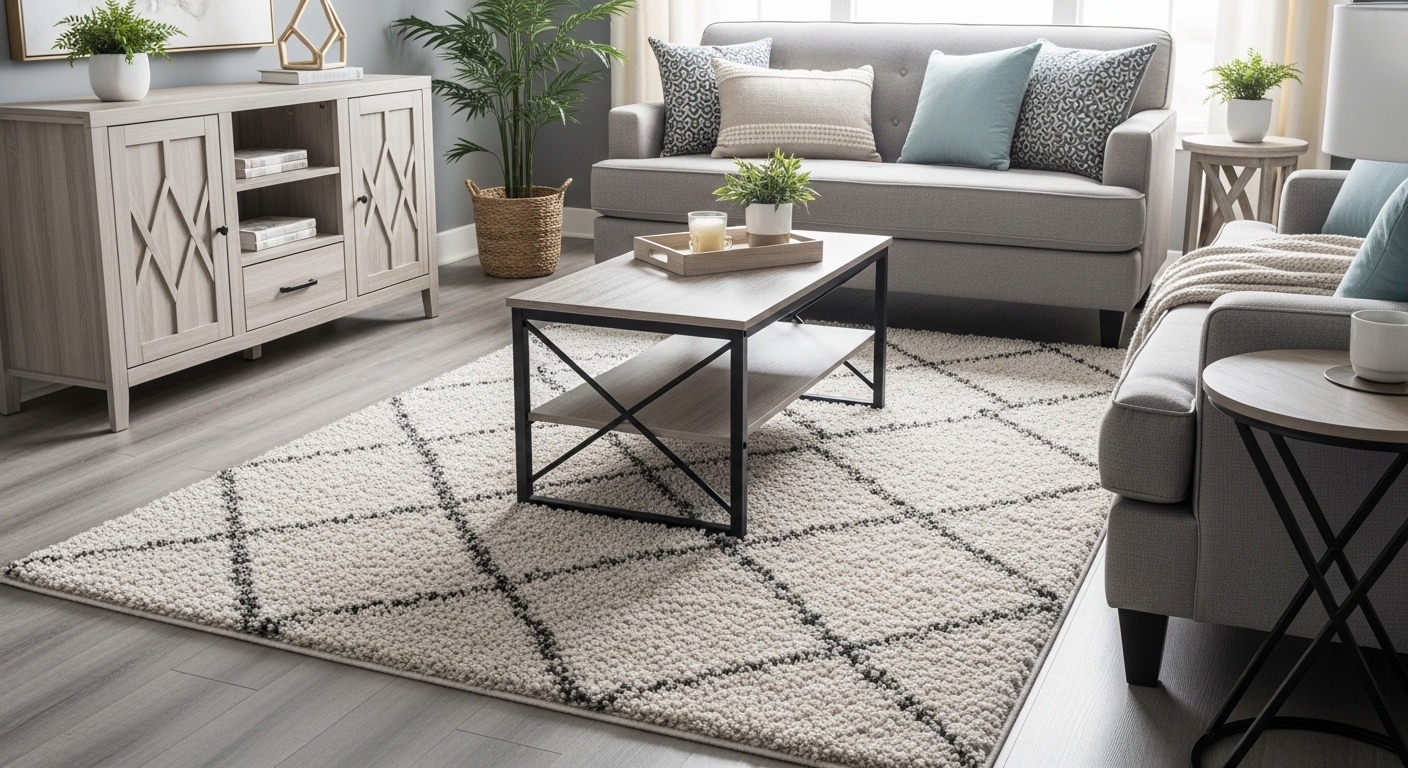 rugs area in a cozy living room