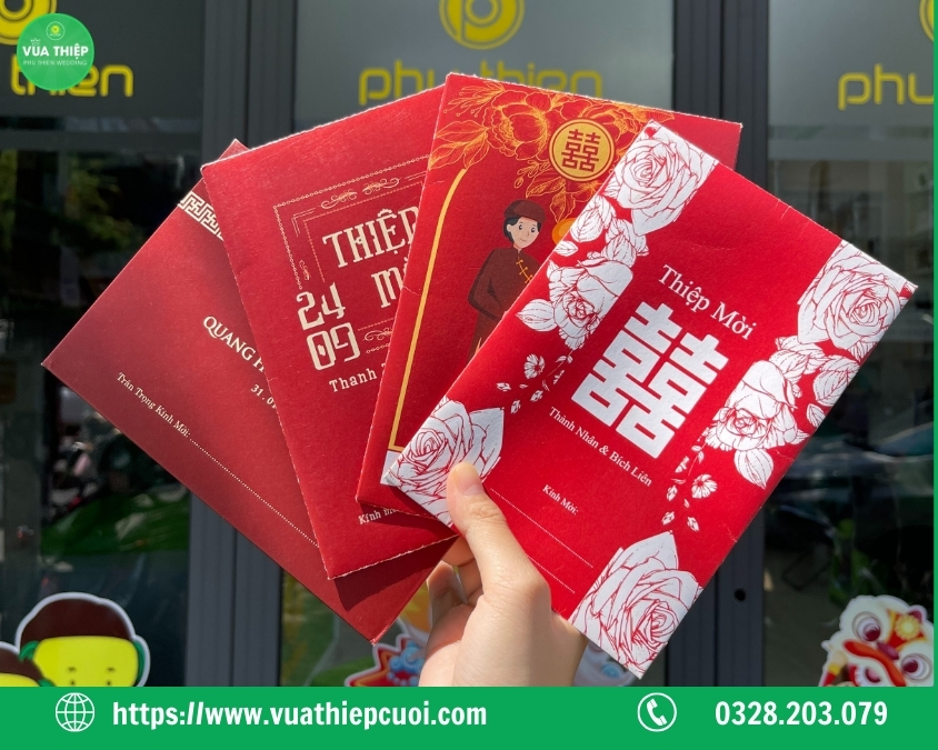  Những nội dung cần có trên thiệp cưới