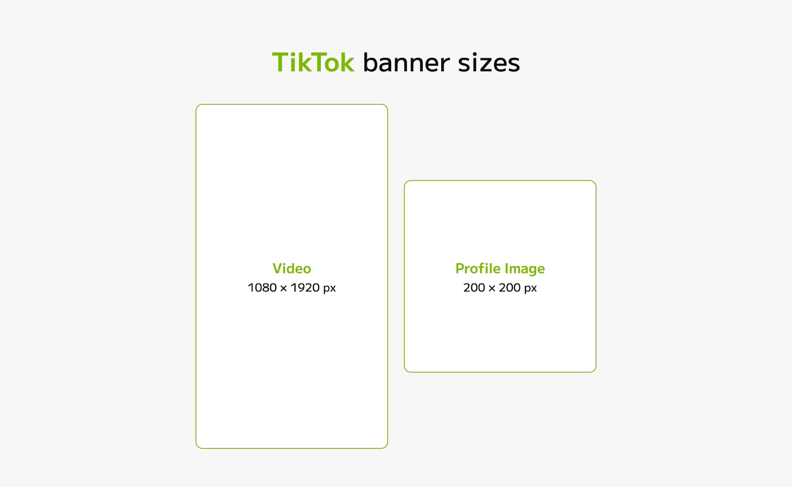 TikTok Image Sizes
