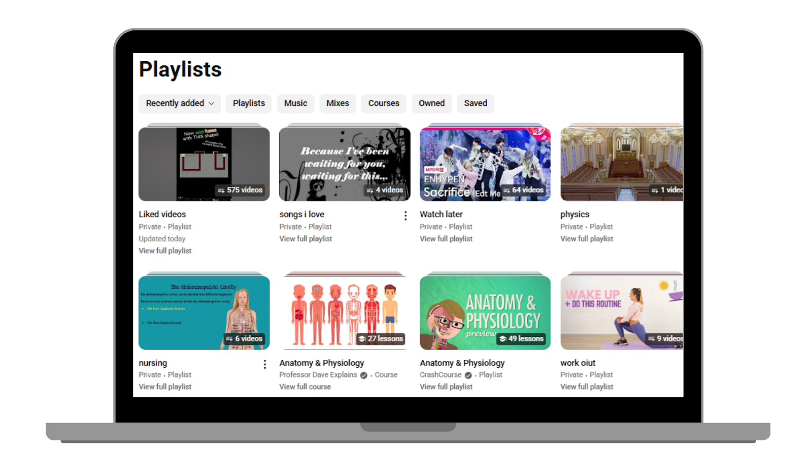 Youtube Algorith: youtube playlist