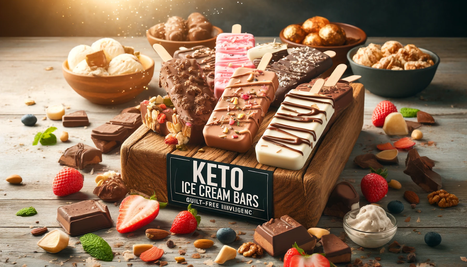 keto ice cream bars