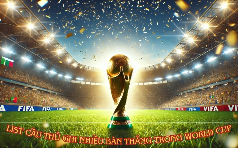 List cầu thủ ghi nhiều bàn thắng nhất trong 1 kỳ World Cup
