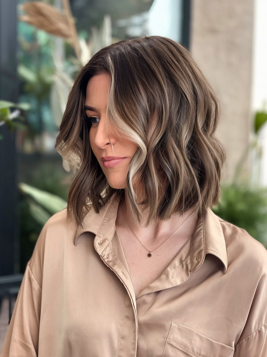 4. Shoulder-Length Lob (Long Bob)