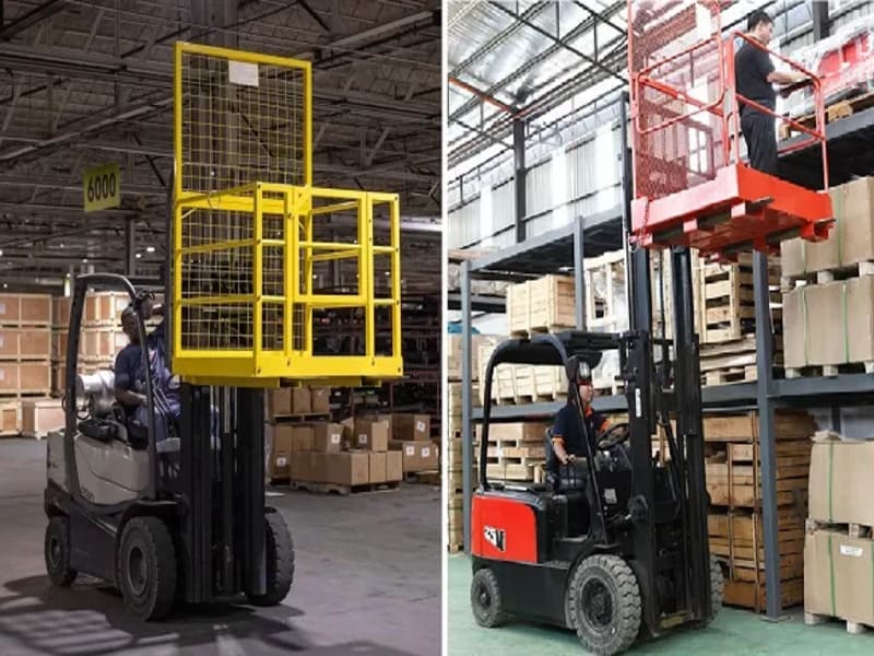 Giải đáp thắc mắc: “Xe nâng hàng có nâng người được không?” Giải đáp thắc mắc: “Xe nâng hàng có nâng người được không?”