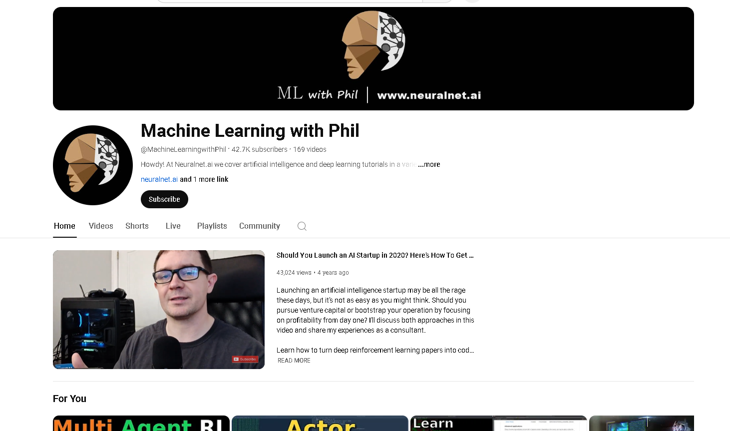 Top 5 YouTube Channels for Learning AI and Machine Learning Online. 6