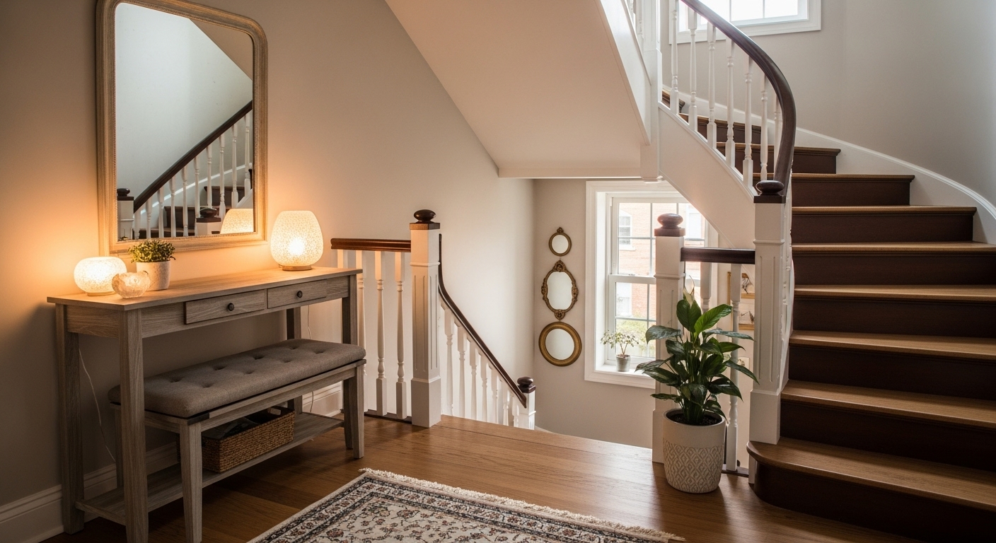 A Beautiful Corner Can Start at the Stairs