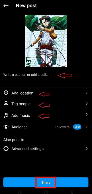 share drafted posts when they are ready