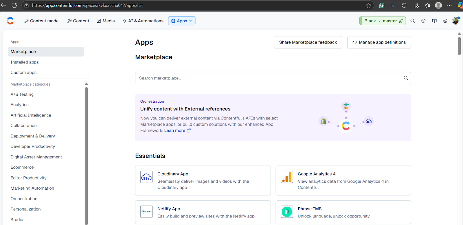 Contentful vs WordPress