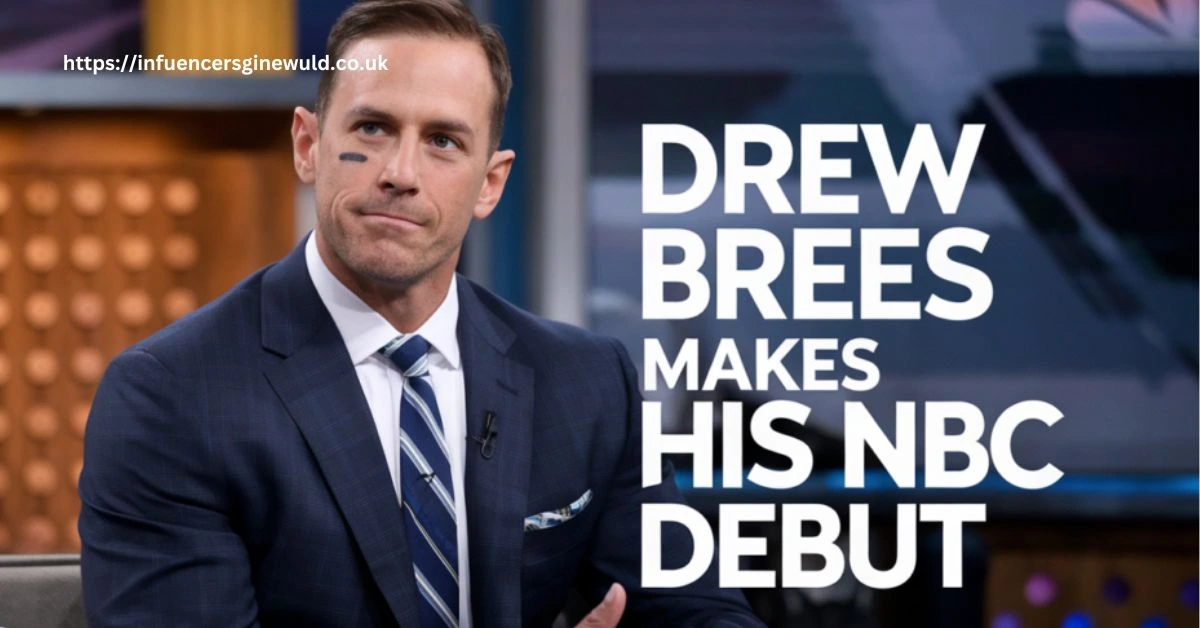 Drew Brees Makes His NBC Debut, Internet Amazed by His New Hair