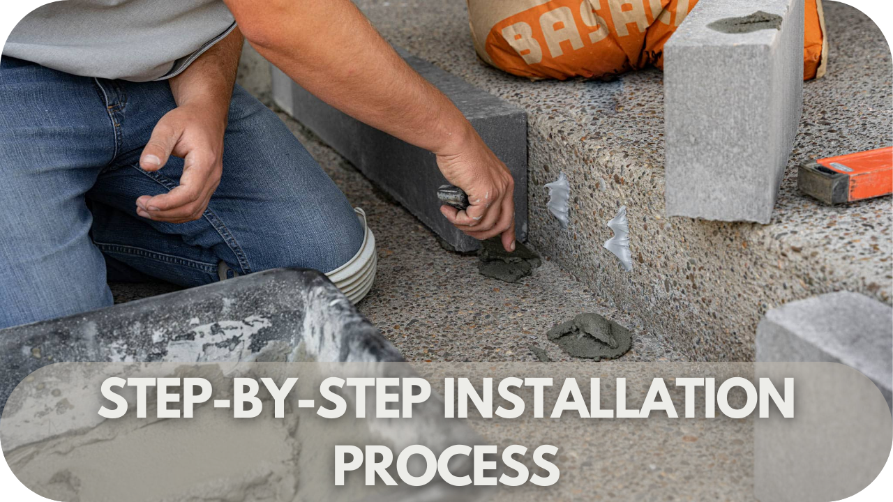 Easy-to-follow steps for installing patio pavers over concrete.