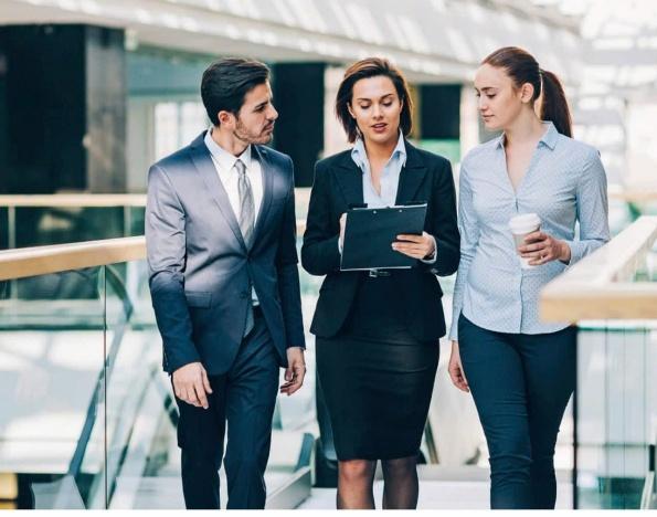 A group of people walking down stairs

AI-generated content may be incorrect.