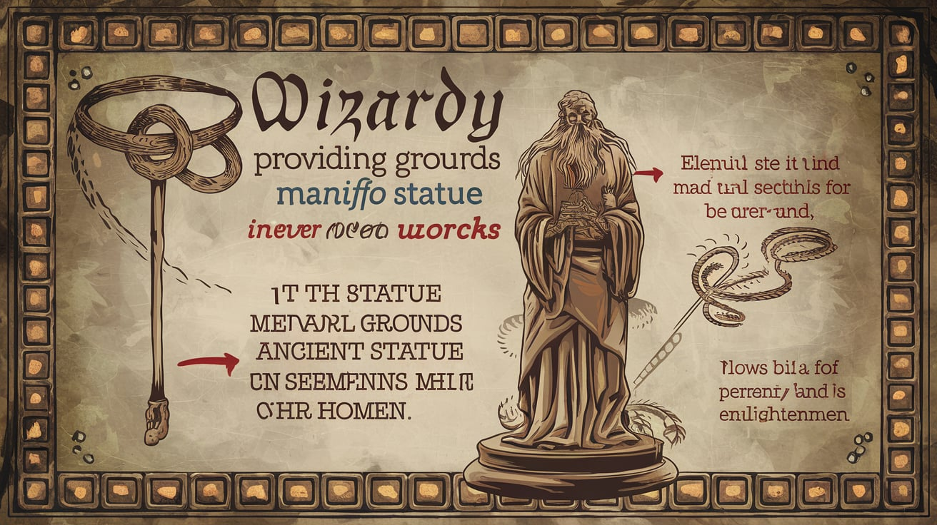 wizardy providing grounds manifo statue never works