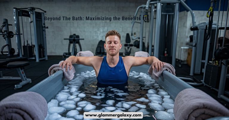 A man sits in a tub filled with bubbles and foam, creating a serene atmosphere for relaxation and rejuvenation.
