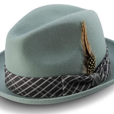 Green Fedora Hat