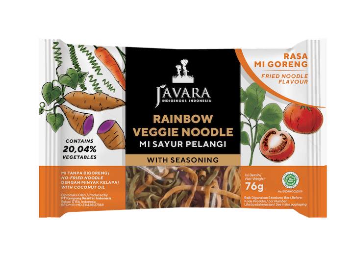 mie instan untuk diet Javara: Rainbow Veggie Noodle