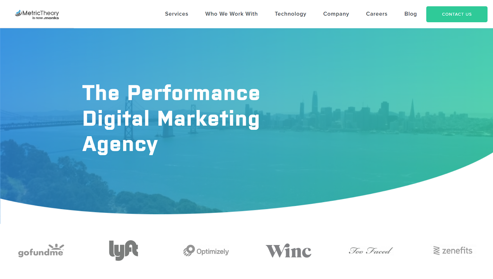 Metric Theory website screenshot.