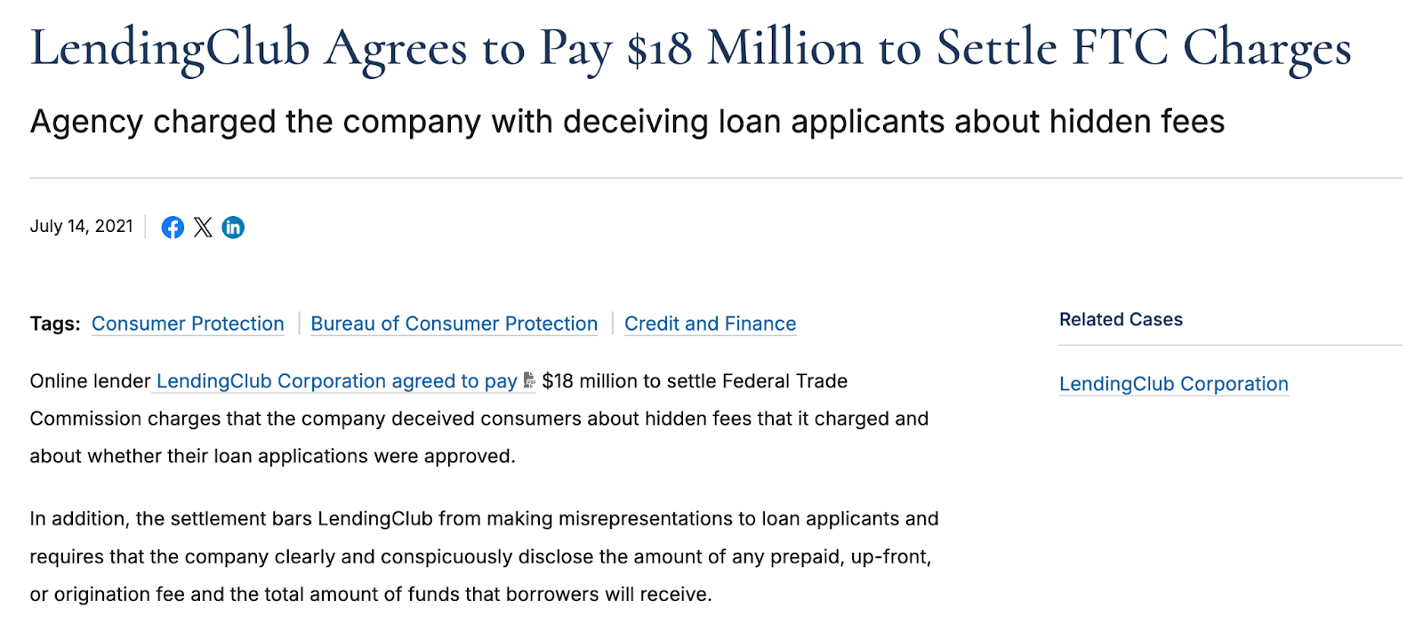 lending club scams