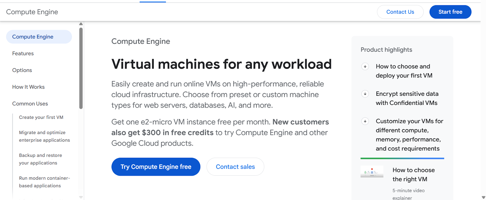 a screenshot of compute engine