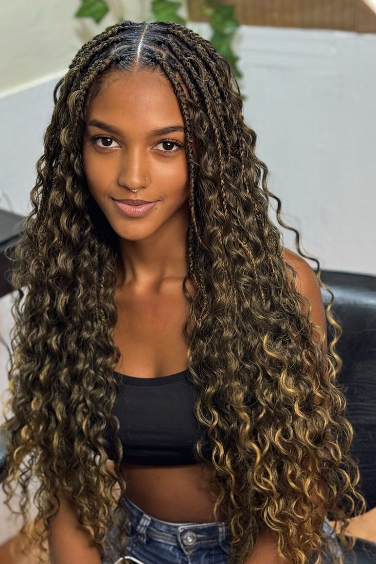  Boho Knotless Braids