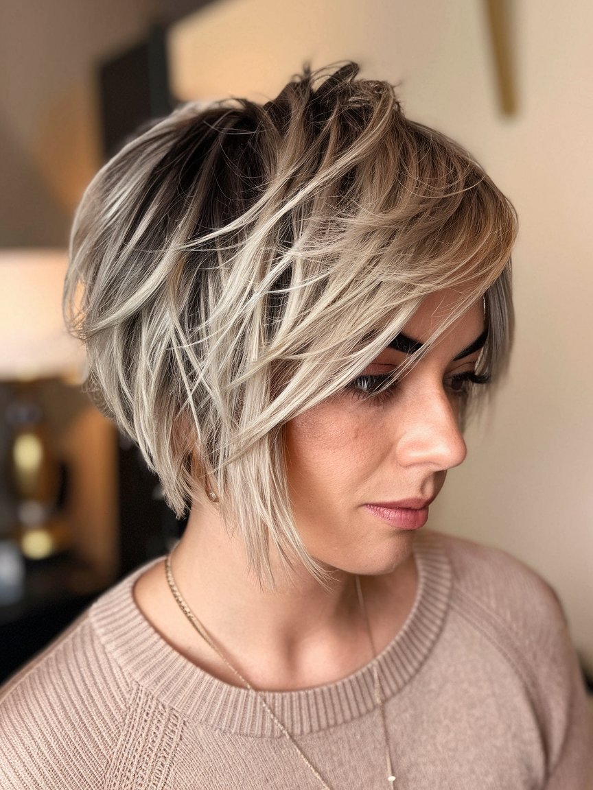 30. Modern and Edgy Shag Haircuts