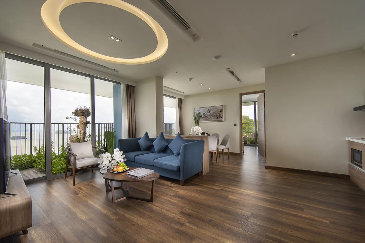 Phòng Villa 2PN Deluxe Residence Ocean có không gian cực rộng