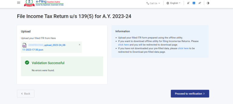 Revised  Income Tax Return under section 139 (5)