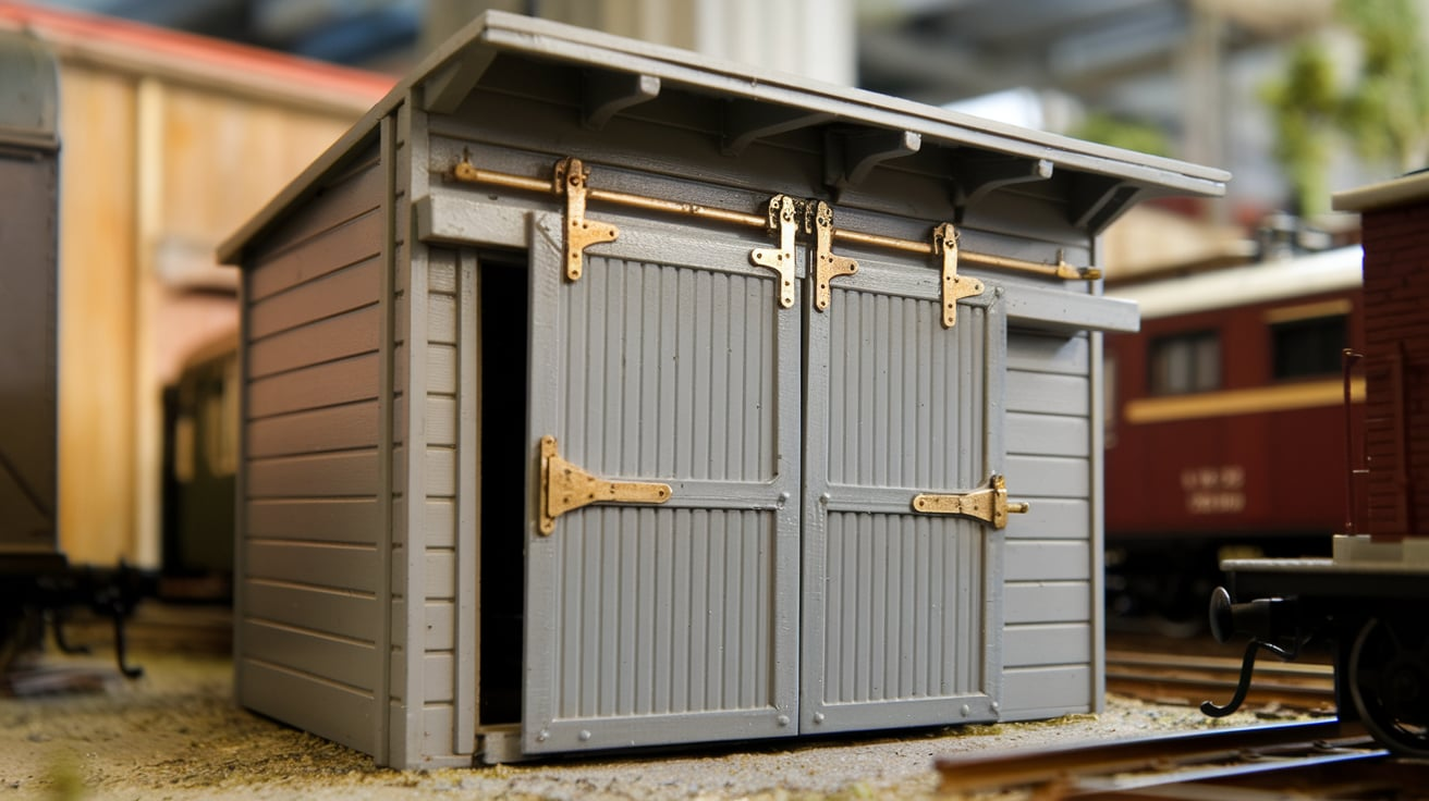 ho scale sliding door hinges