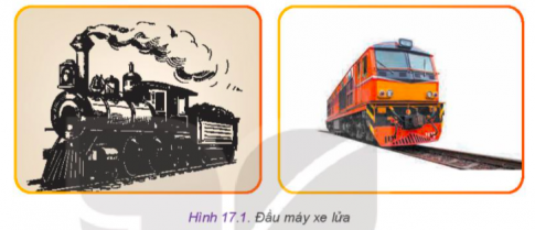 BÀI 17 - ĐẠI CƯƠNG VỀ ĐỘNG CƠ ĐỐT TRONGMỞ ĐẦUCâu hỏi: Em hãy quan sát Hình 17.1 và cho biết đầu máy xe lửa nào ra đời trước. So sánh sự khác nhau giữa hai đầu máy xe lửa, sự khác nhau lớn nhất là gì?Đáp án chuẩn:Đầu máy xe lửa bên trái ra đời trước đầu máy xe lửa bên phải. Đời đầu sử dụng động cơ hơi nước, còn hiện nay sử dụng nguyên/nhiên liệu khí đốt phù hợp.I. KHÁI NIỆM ĐỘNG CƠ ĐỐT TRONGKết nối năng lực: Em hãy tìm hiểu và cho biết: Bản chất quá trình đốt cháy nhiên liệu với không khí trong xi lanh động cơ có phải là phản ứng oxi hóa của nhiên liệu với oxygen trong không khí không?Đáp án chuẩn:Bản chất là phản ứng oxi hóa.II. PHÂN LOẠI ĐỘNG CƠ ĐỐT TRONGKhám phá: Em hãy quan sát và cho biết tên gọi của loại động cơ trong Hình 17.3Đáp án chuẩn:Động cơ đốt trong.Luyện tập: Hãy kể tên các loại động cơ đốt trong dựa trên việc kết hợp 2 tiêu chí phân loại về nhiên liệu sử dụng và số hành trình của pít tông trong một chu trình công tác.Đáp án chuẩn:Gồm: Động cơ xăng 2 kì, động cơ xăng 4 kì, động cơ diesel 2 kì, động cơ diesel 4 kì.III. CẤU TẠO CHUNG CỦA ĐỘNG CƠ ĐỐT TRONG