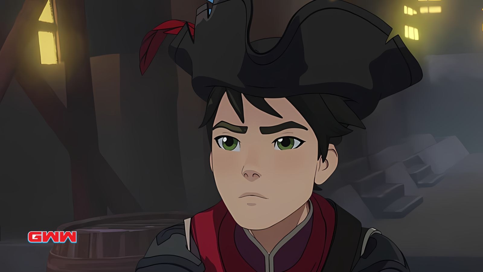 Callum from The Dragon Prince Season 7 voiced by Jack De Sena