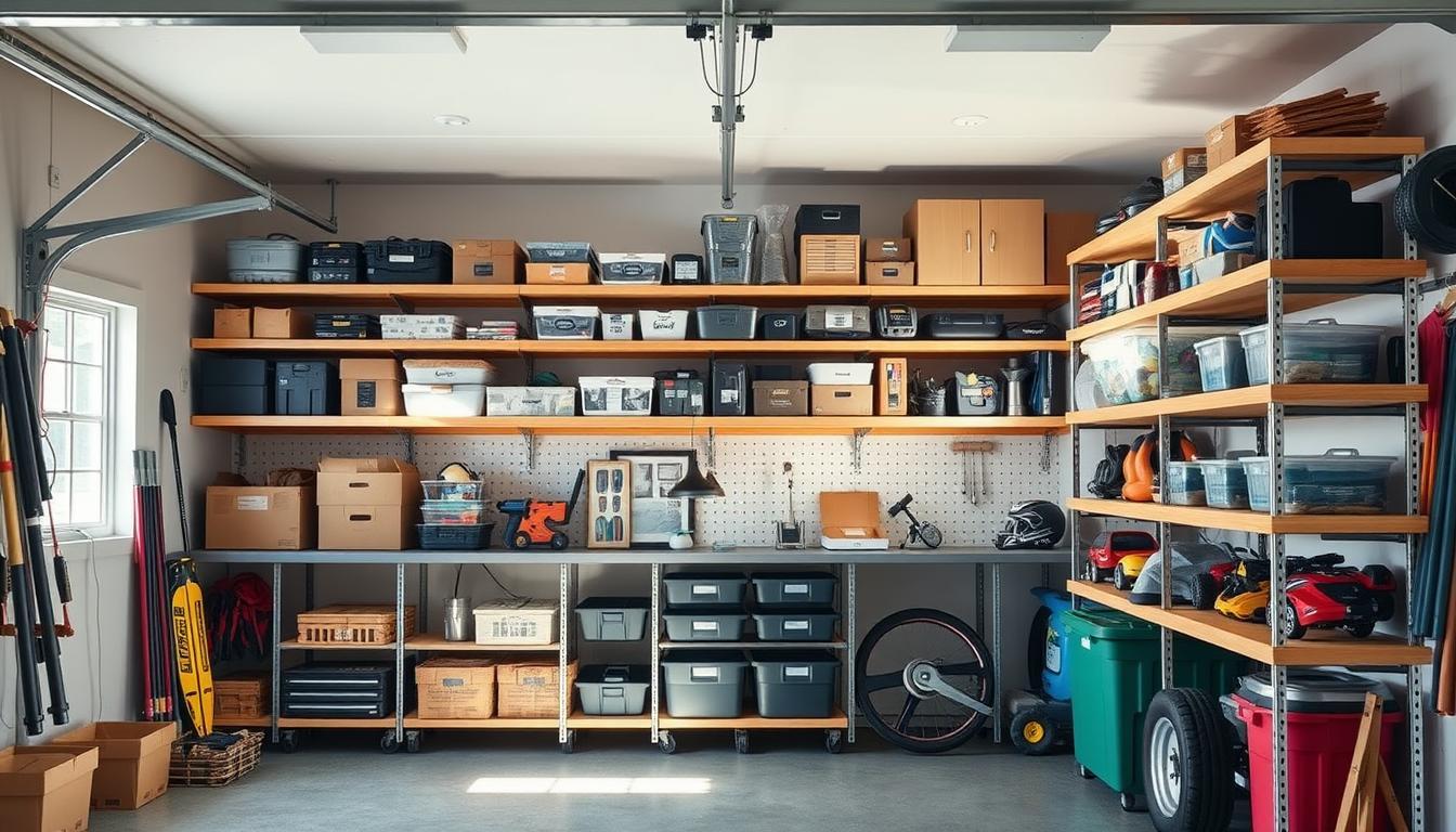 diy garage shelves