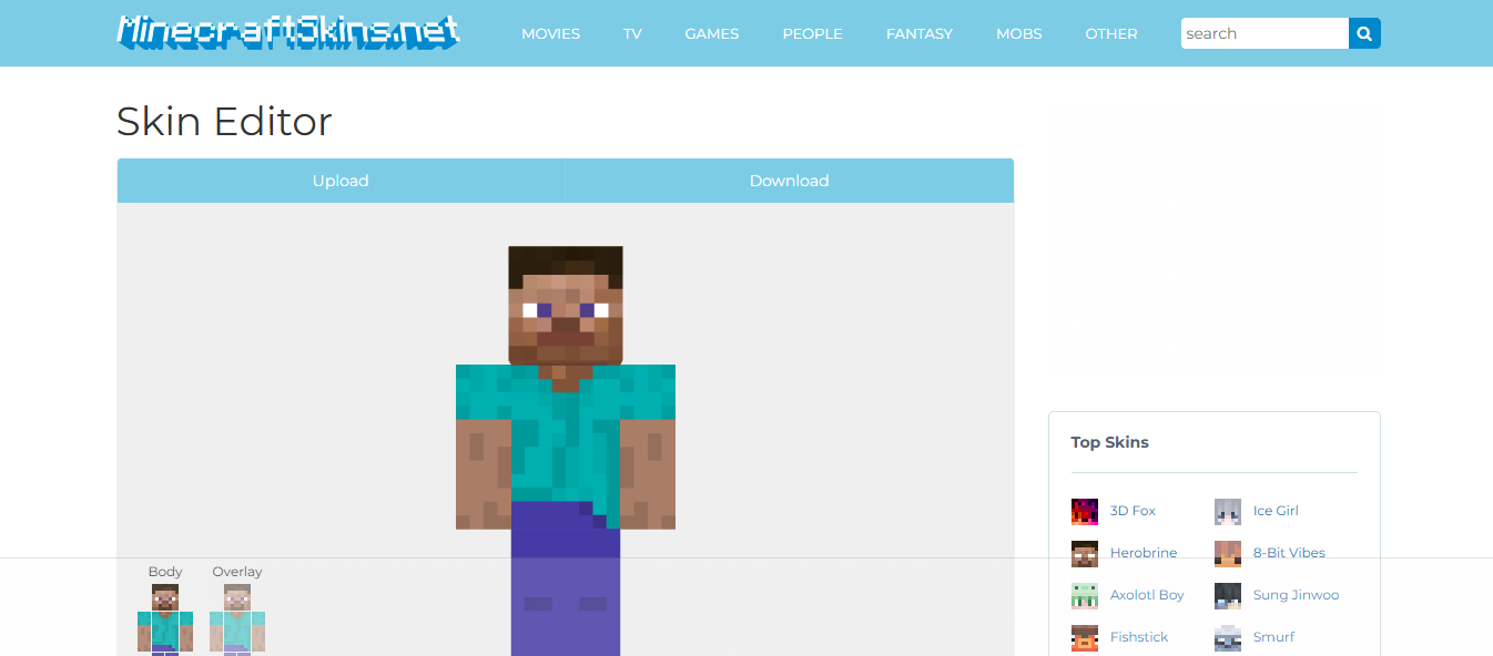 Minecraft Skin Editor