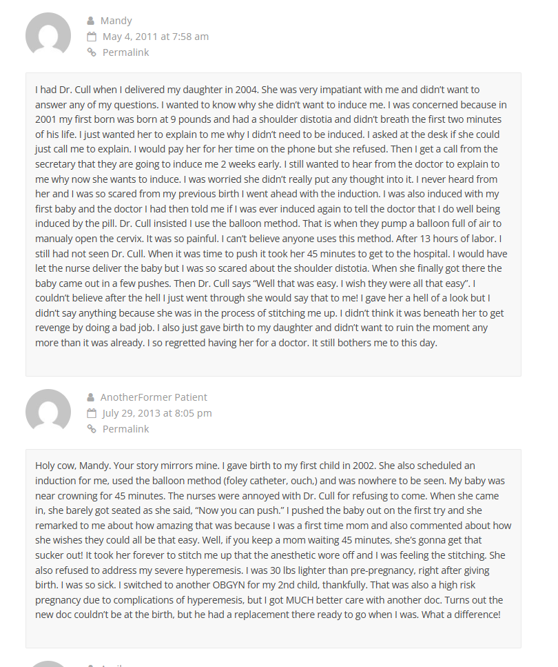 Dr. Kimberly Cull Review 3