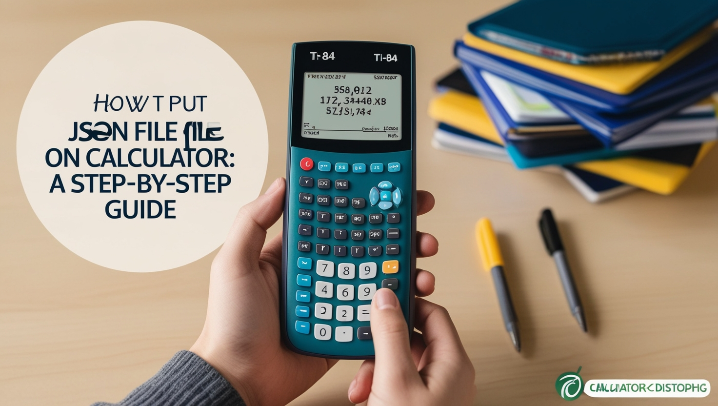 How to Put JSON File On Calculator TI 84
