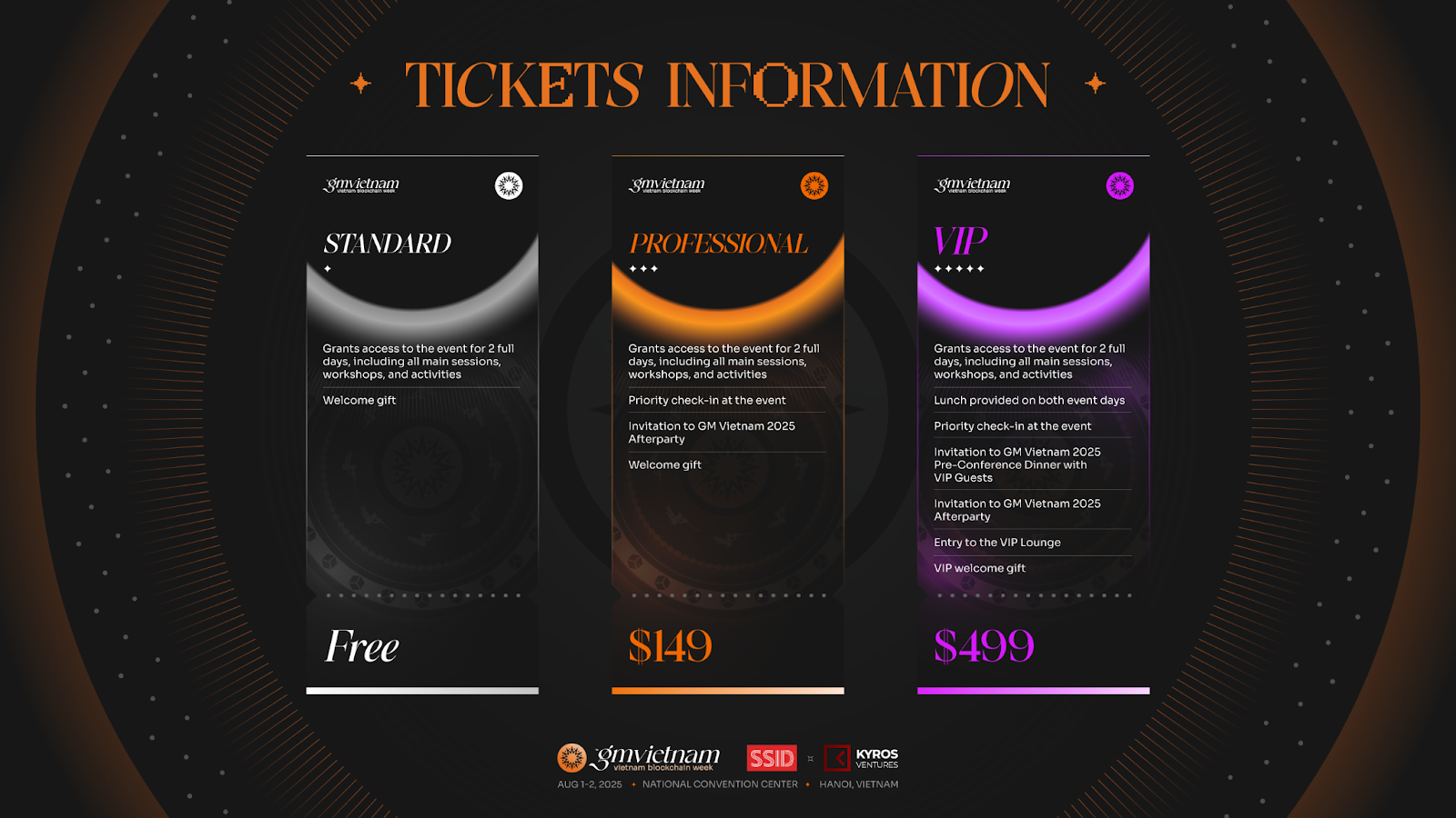 GM Vietnam 2025 Tickets Information