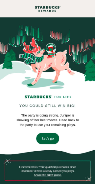 Starbucks emails