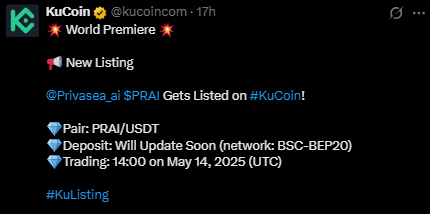 Privasea listing
