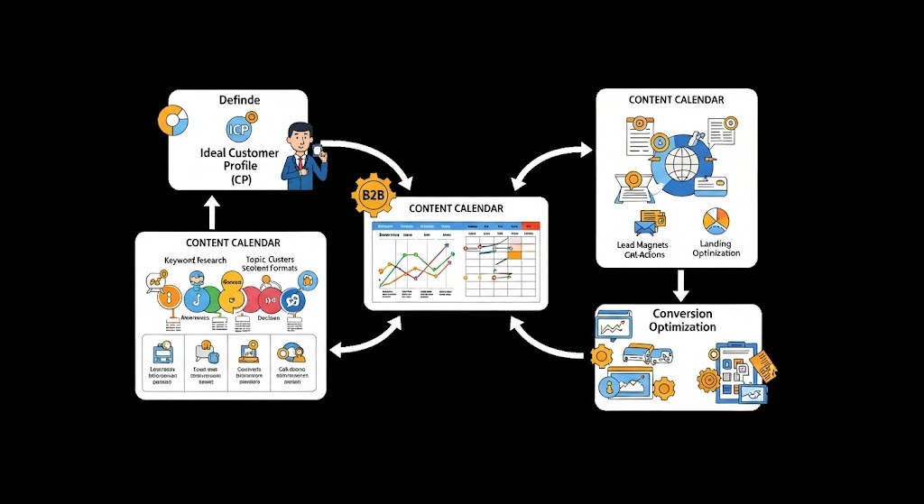 Core Components of a High-Performance B2B Content Marketing Strategy