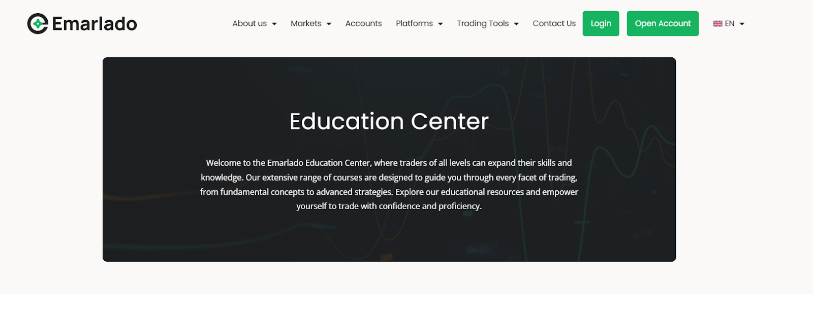 Visit Emarlado’s Education Center Page for more information