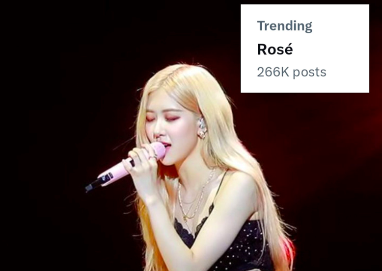 This contains an image of BLACKPINK Rosé 