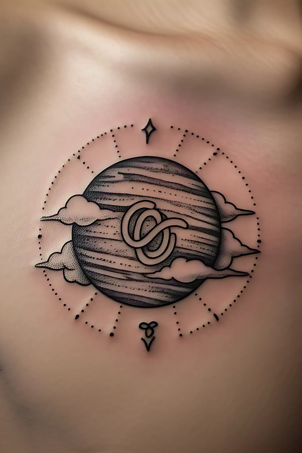  Jupiter Timepiece Tattoo