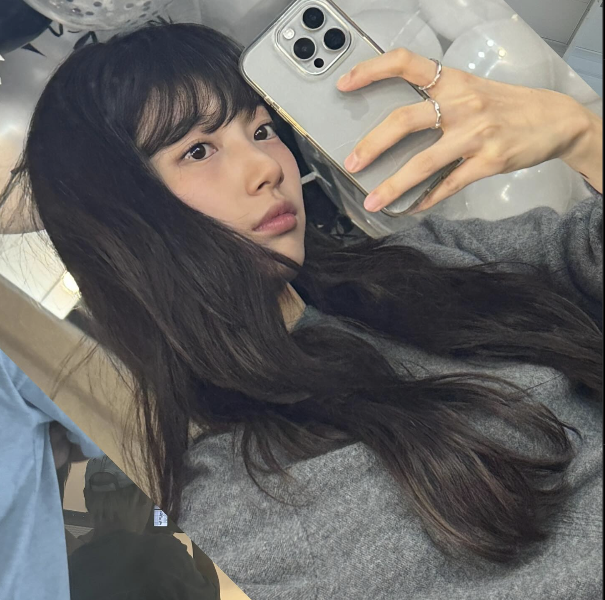 A photo of  Suzy taking a selfie 
 