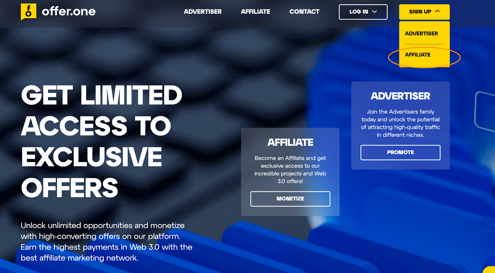 OFFER.ONE – Maximizing Rewards with High-Payouts Affiliate Marketing Platform