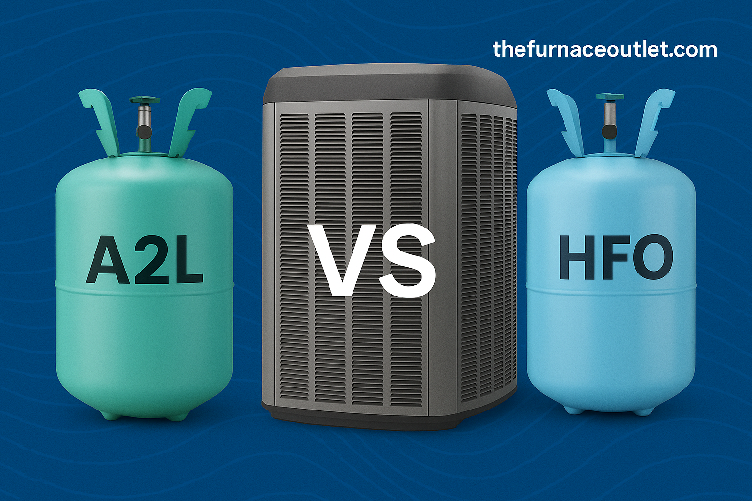 Outdoor view of a 3 Ton R-32 residential HVAC unit showcasing compact eco-friendly A2L refrigerant technology.