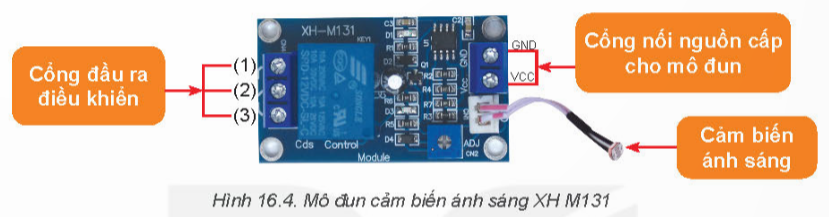 BÀI 16. MẠCH ĐIỆN ĐIỀU KHIỂN SỬ DỤNG MÔ ĐUN CẢM BIẾN