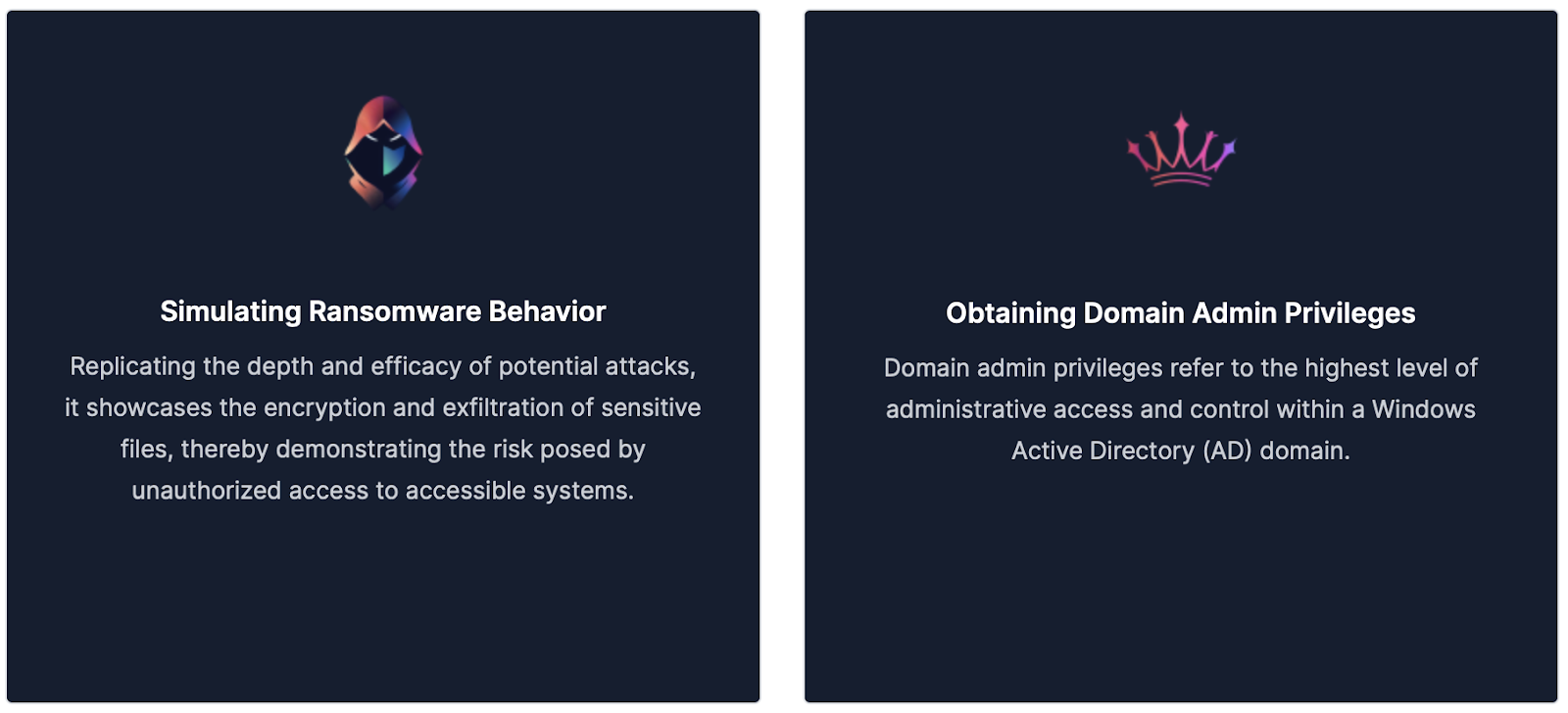 Choosing the Objective for the Automated Penetration Testing Simulation with Picus