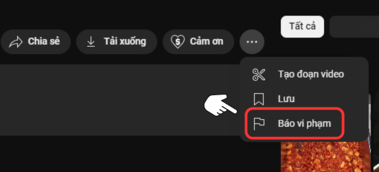 báo cáo vi phạm