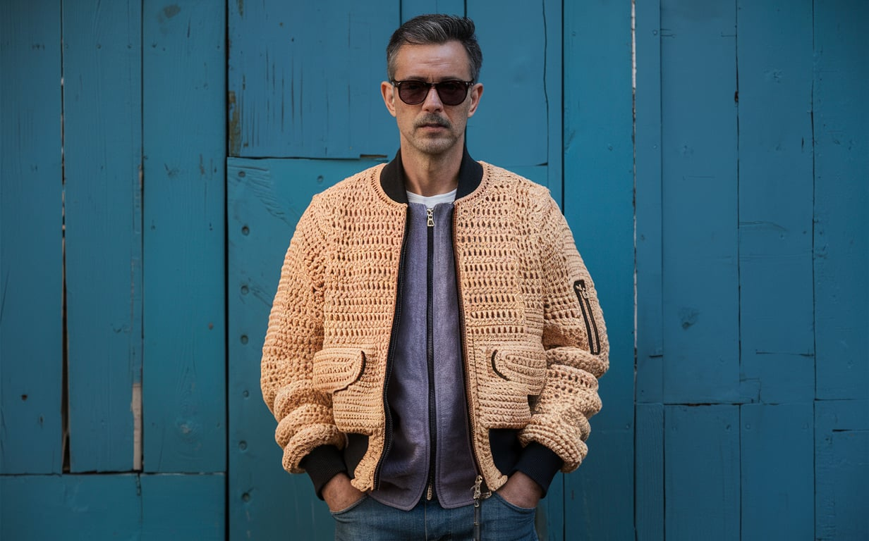 Stefan Cooke Crochet Bomber