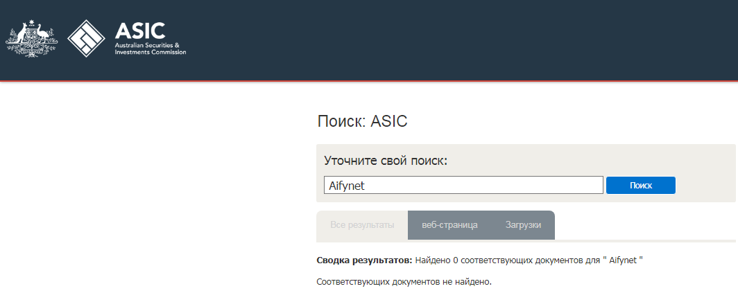 Aifynet лохотрон